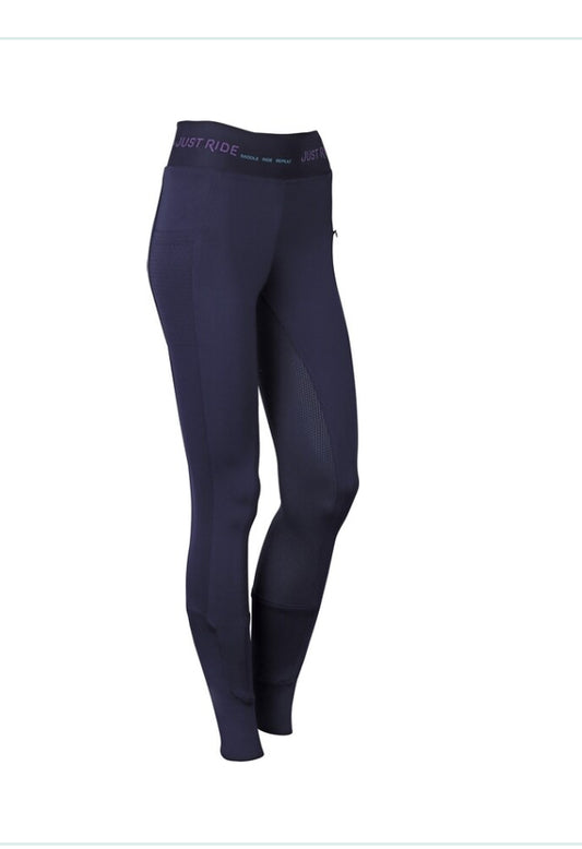 Super Sale HARRY'S HORSE DAMEN REITLEGGING EQUITIGHTS JUST RIDE LAVENDER FULL GRIP